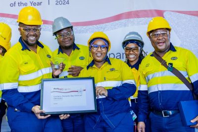 Unitrans walks away with Rio Tinto safety RockStar award for its exemplary contributions to RBM