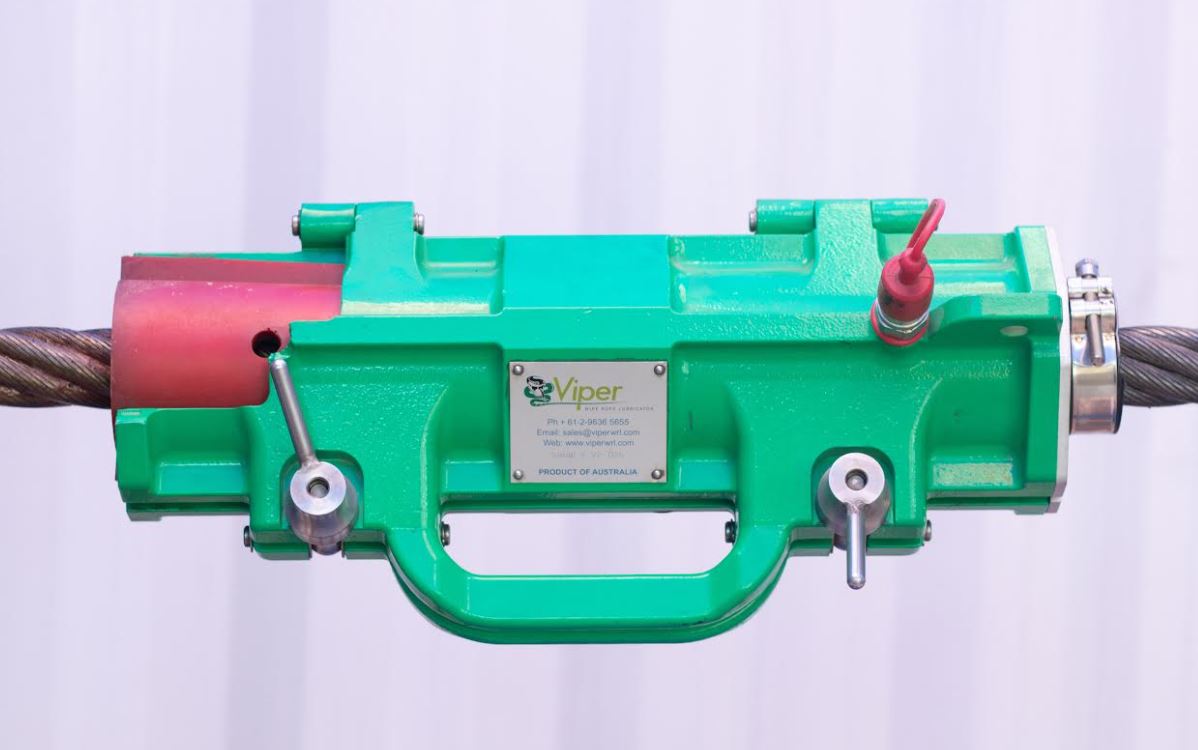 Faster cleaning and lubrication of wire ropes can reduce plant downtime Faster cleaning and lubrication of wire ropes can reduce plant downtime