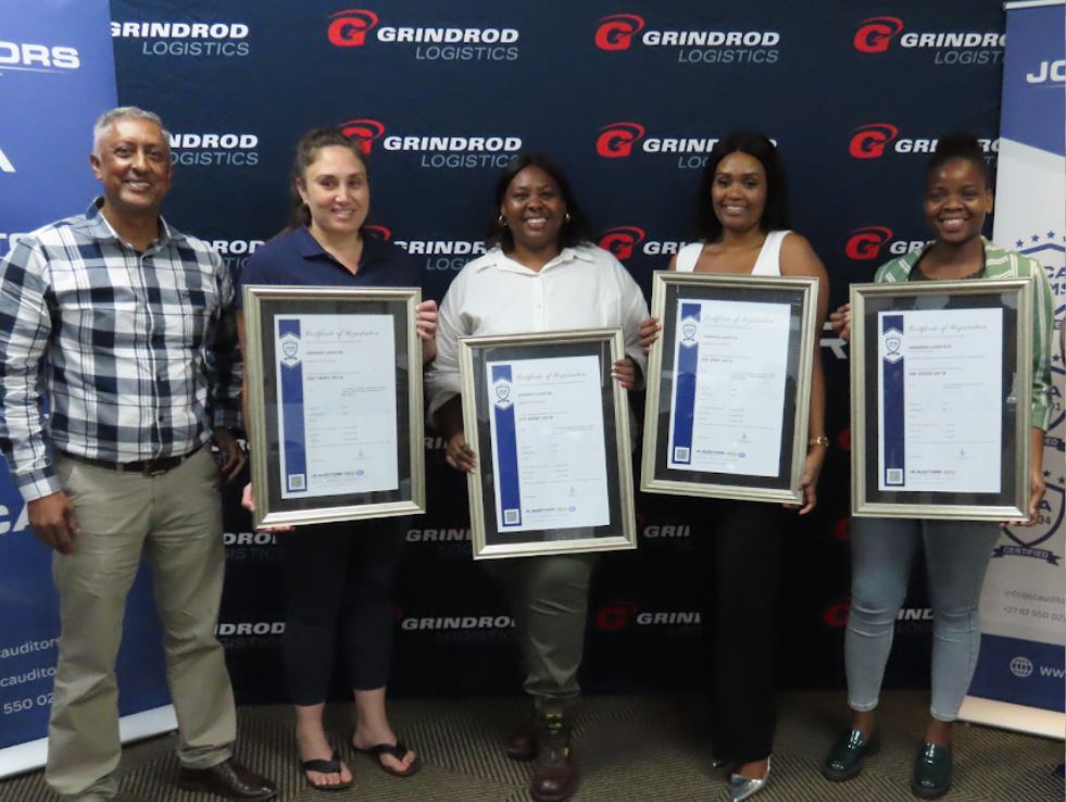 Grindrod Logistics in partnership with Maersk achieves unprecedented ISO certifications Grindrod Logistics in partnership with Maersk achieves unprecedented ISO certifications