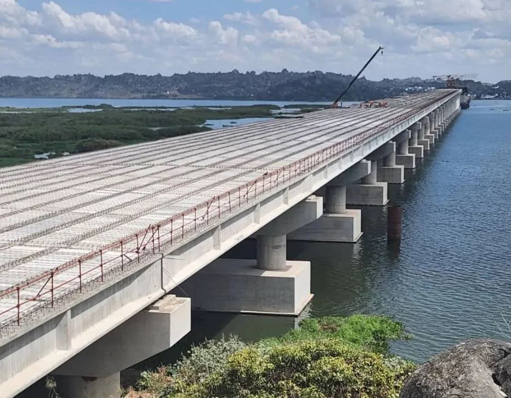 Construction of Magufuli Bridge in Tanzania completed Construction of Magufuli Bridge in Tanzania completed