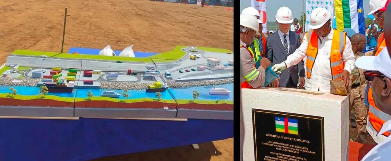 Mongoumba port strategic link between CAR and Congo-Brazzaville Mongoumba port strategic link between CAR and Congo-Brazzaville