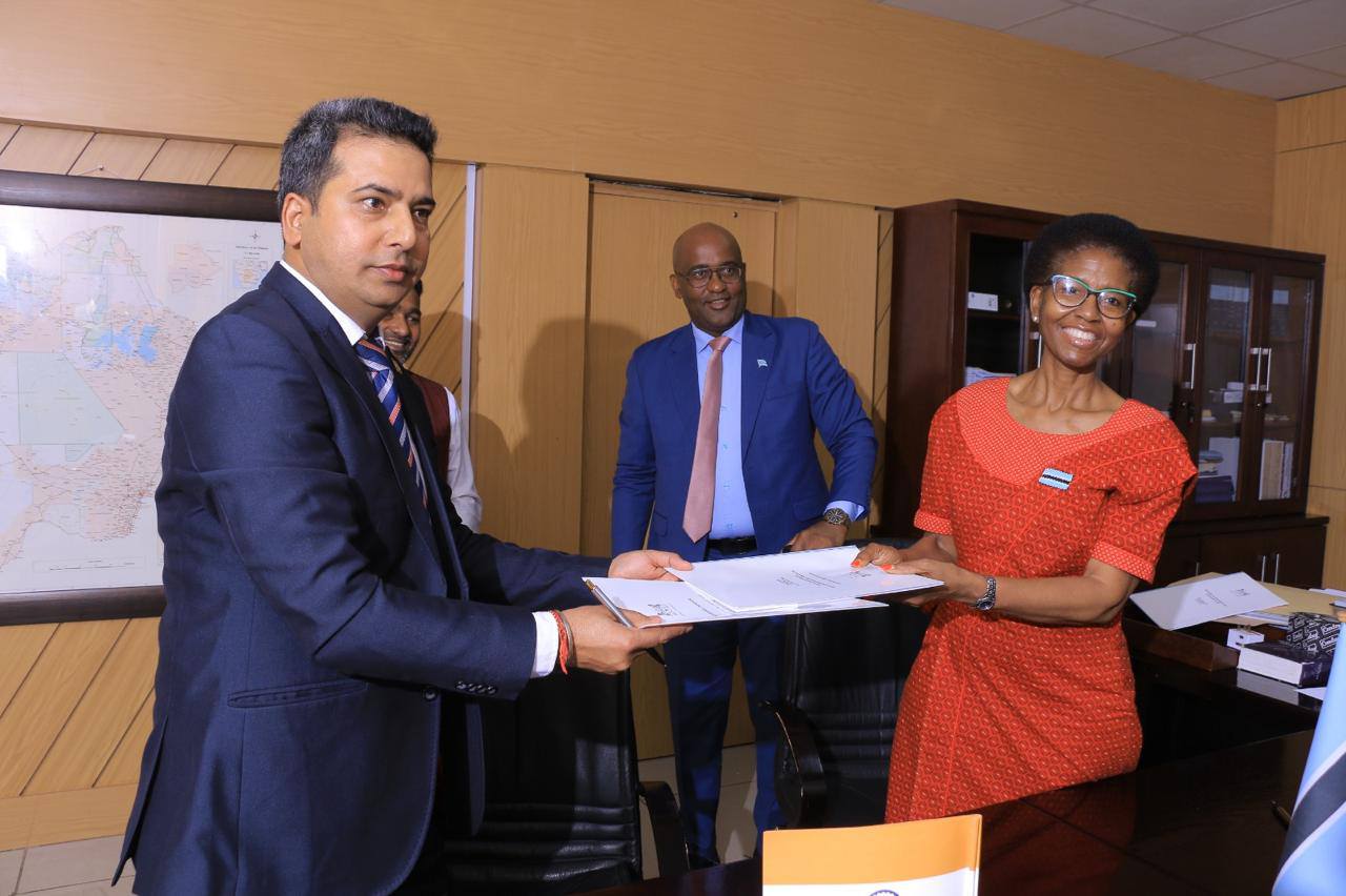 RITES & Botswana Government sign MoU RITES & Botswana Government sign MoU