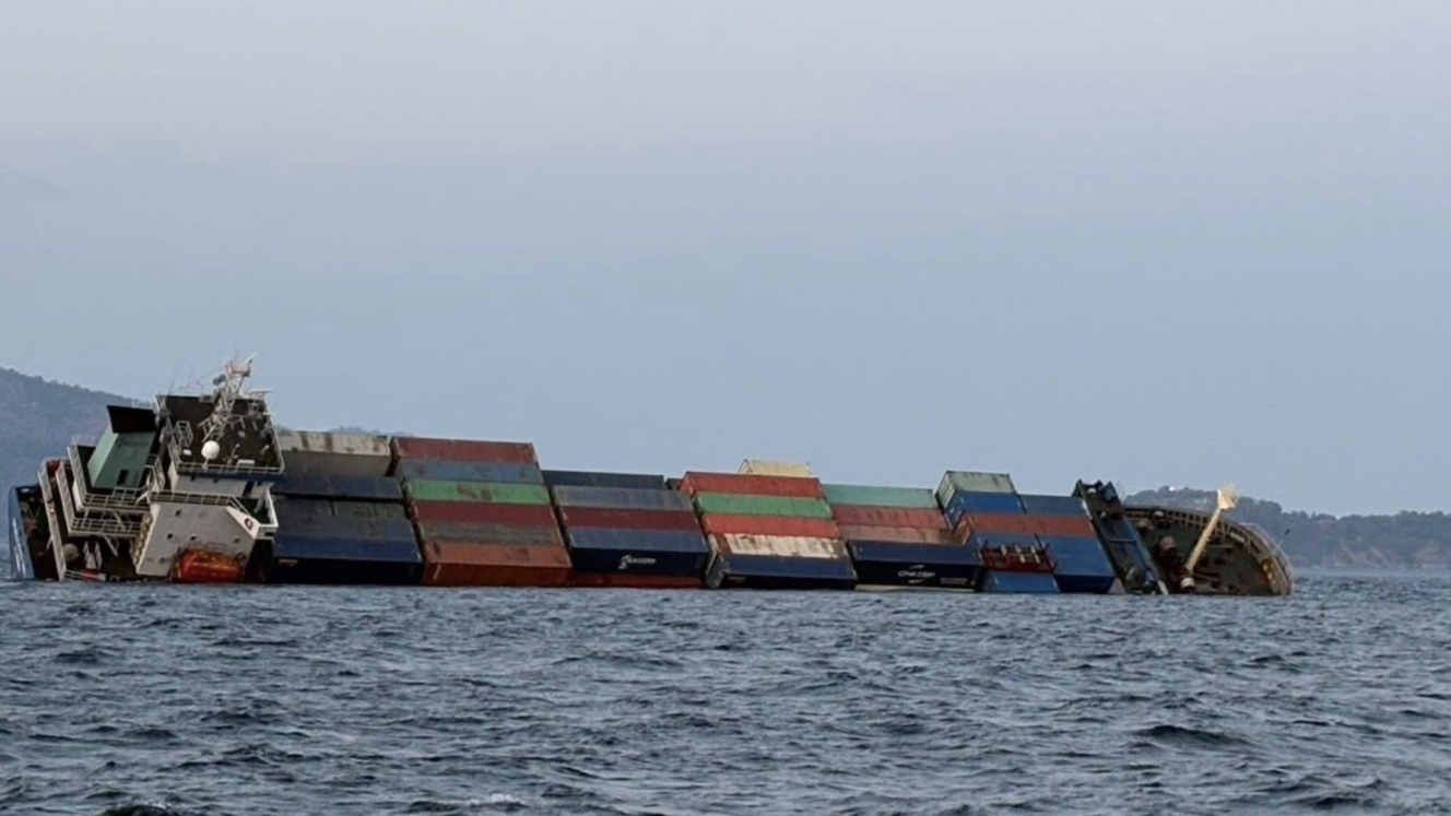 Royal Thai Navy rescues 16 crew from sinking cargo ship off Phuket