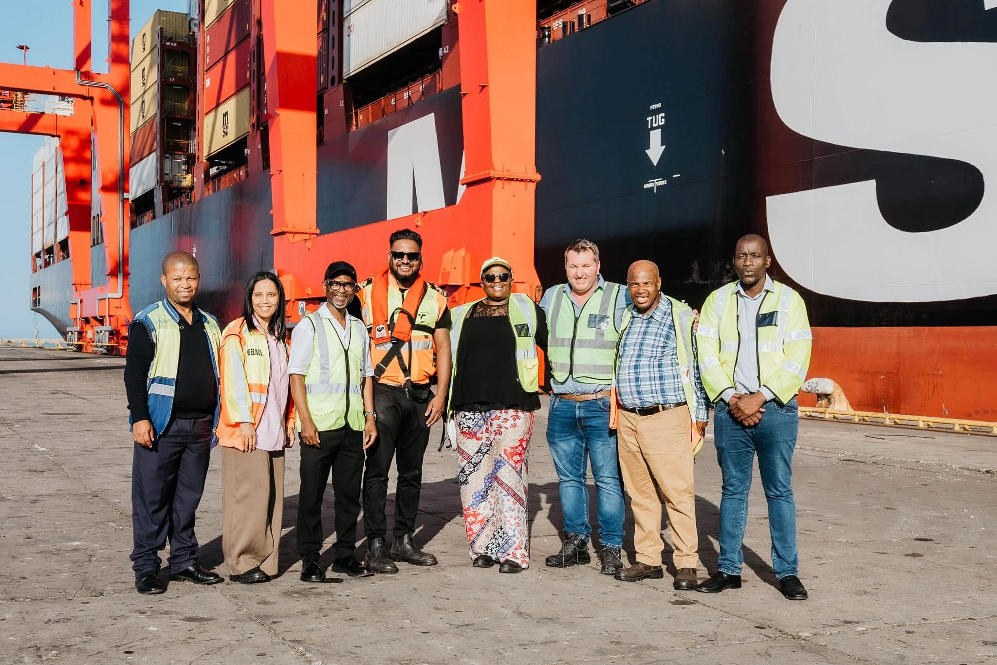 Transnet berths 335m MSC MIGSAN at Port of Port Elizabeth Transnet berths 335m MSC MIGSAN at Port of Port Elizabeth