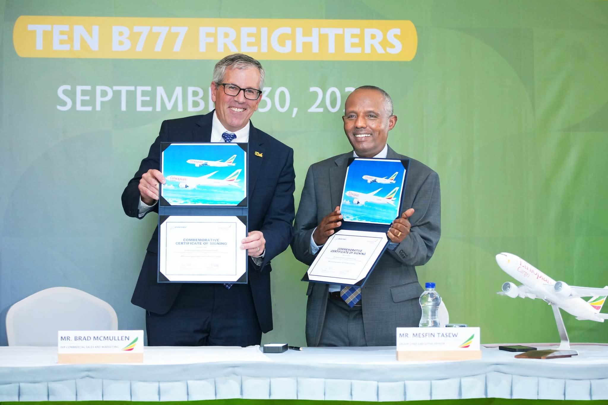 Ethiopian Airlines expands cargo fleet with Boeing freighter order